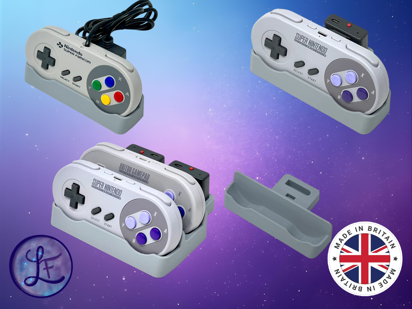 SNES, 8BitDo SN30, Nintendo Switch Online Controller Stand